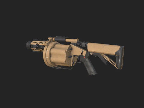 Pistol 021 3D Model