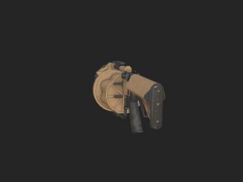 Pistol 021 3D Model