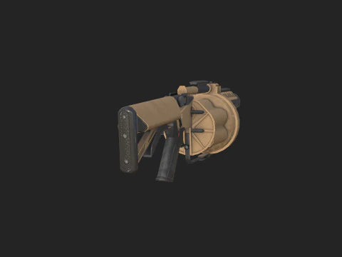 Pistol 021 3D Model