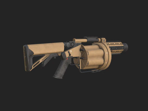 Pistol 021 3D Model
