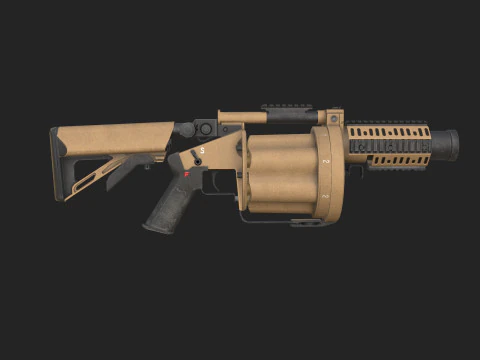 Pistol 021 3D Model