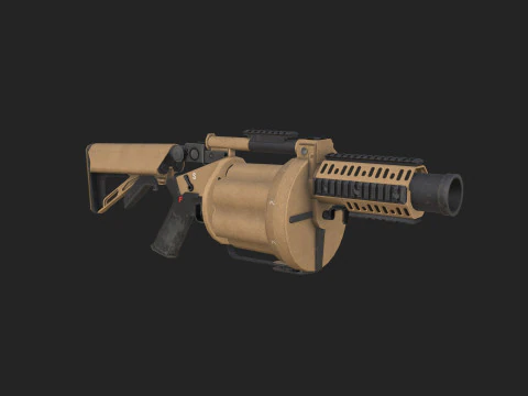 Pistol 021 3D Model