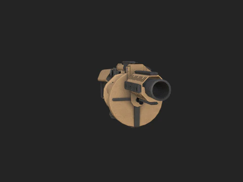 Pistol 021 3D Model