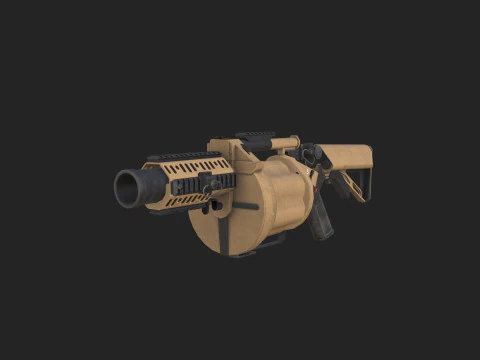 Pistol 021 3D Model
