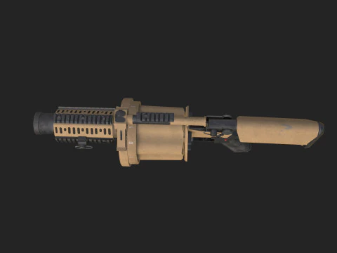 Pistol 021 3D Model