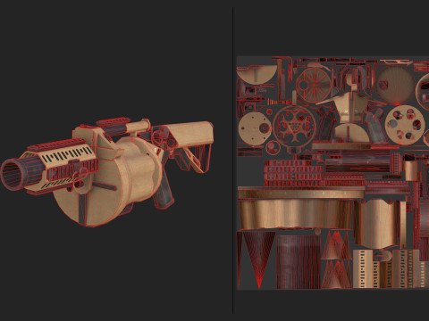 Pistol 021 Modelo 3D