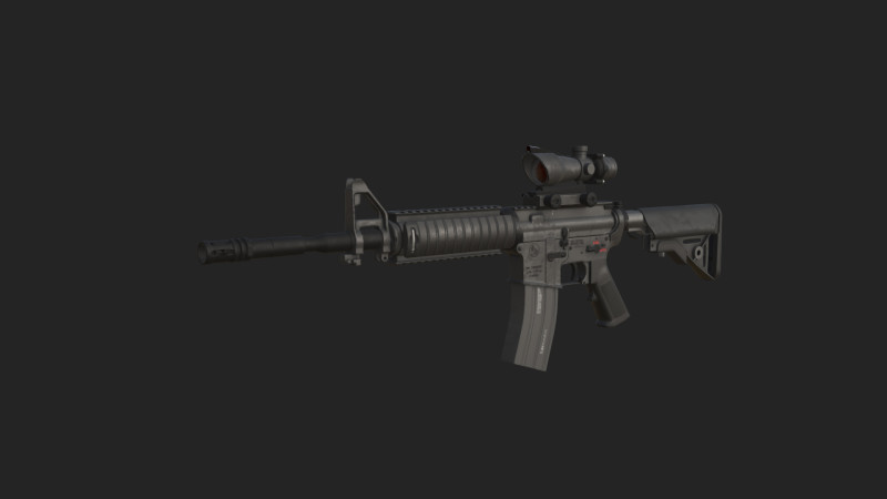 Pistol 022 3Dモデル .c4d .max .obj .3ds .fbx .stl .blend