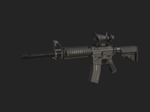 Pistola 022 Modello 3D