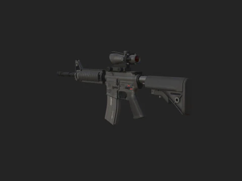 Pistole 022 3D Modell