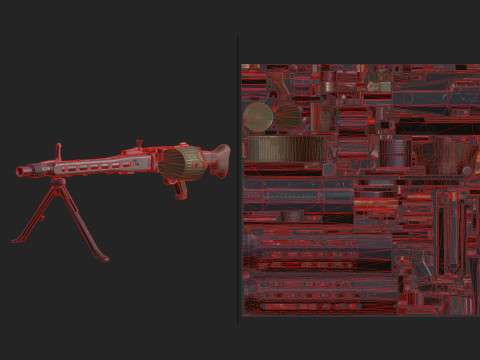 Pistol 023 3D Model