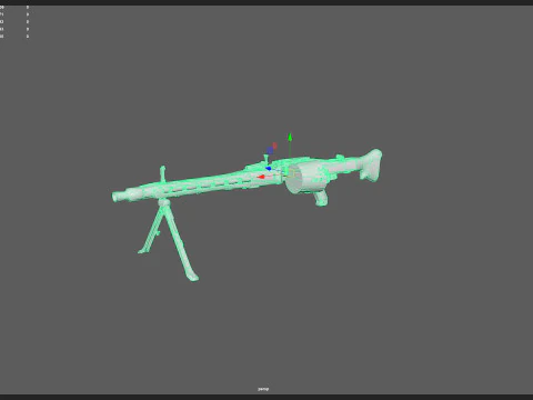 Pistolet 023 Modèle 3D