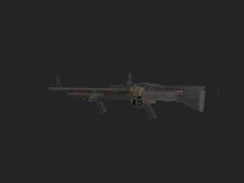 Pistol 024 3D 模型
