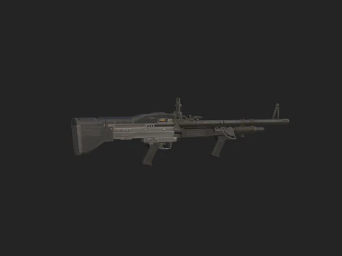 Pistol 024 3D Model