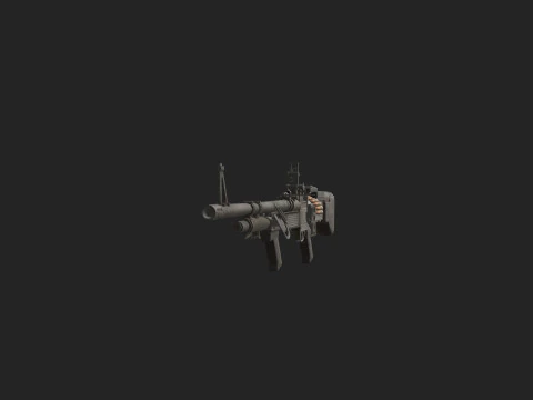 Pistol 024 3D Model