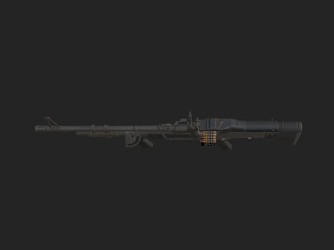 Pistol 024 3D Model