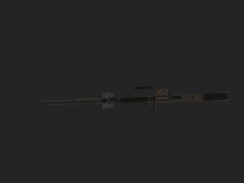 Pistol 024 3D Model