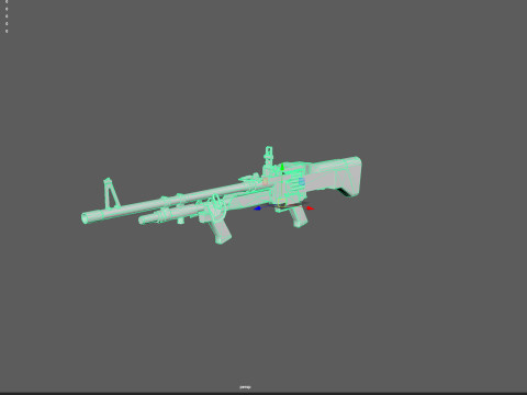 Pistol 024 3D 模型