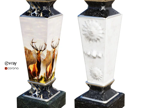 Decorative vase 3D Model