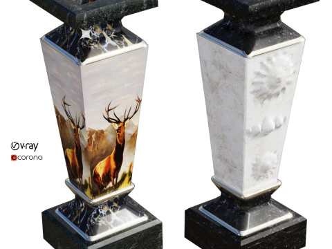 Decorative vase 3D Model