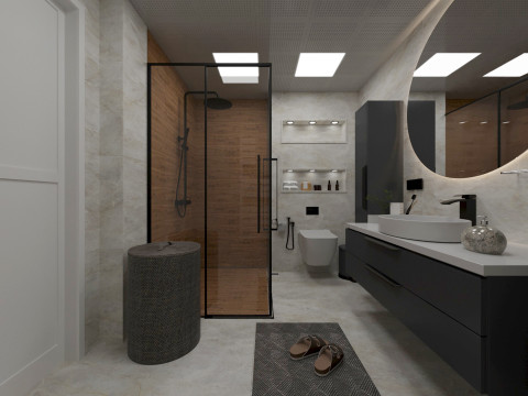 Home bathroom 3D 模型