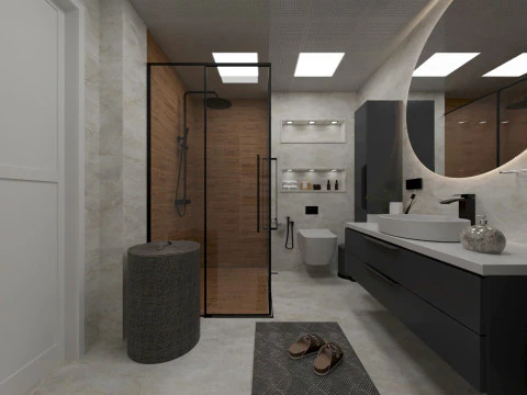 Home bathroom 3D Model