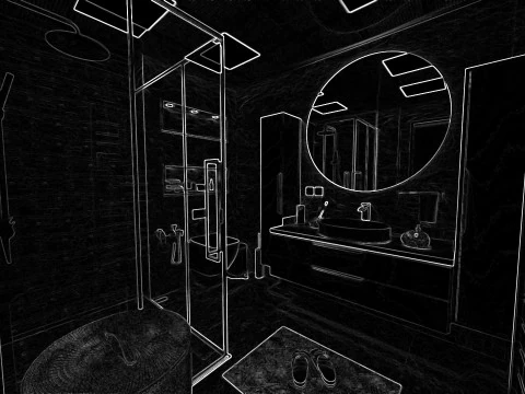 Home bathroom 3D Model