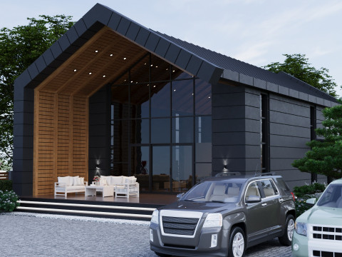 Villa 3D Model