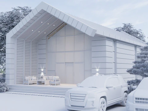 Villa 3D Model