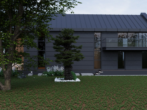 Villa 3D Model