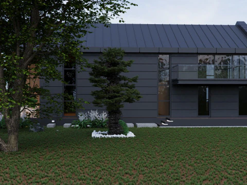 Villa 3D Model