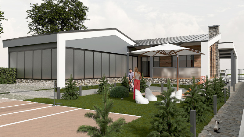 Villa 3D Model .c4d .max .obj .3ds .fbx .stl .blend