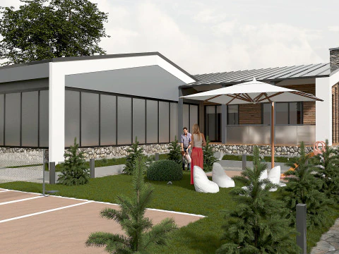 ヴィラ 3Dモデル