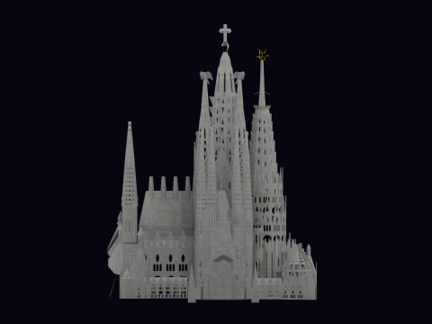 LA SAGRADA FAMILIA IN BARCELONA Modèle 3D