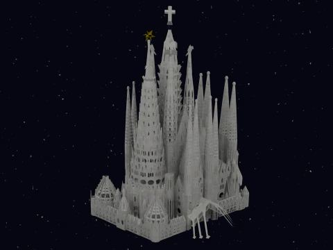 LA SAGRADA FAMILIA IN BARCELONA 3D Model