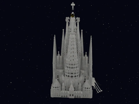 LA SAGRADA FAMILIA IN BARCELONA 3D Model