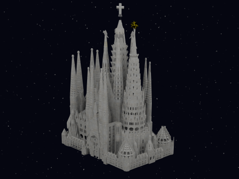 LA SAGRADA FAMILIA IN BARCELONA Modèle 3D