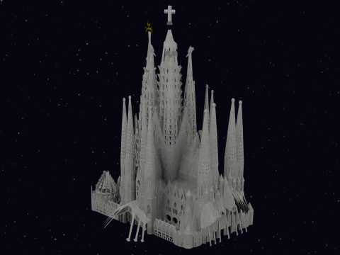 LA SAGRADA FAMILIA IN BARCELONA Modèle 3D