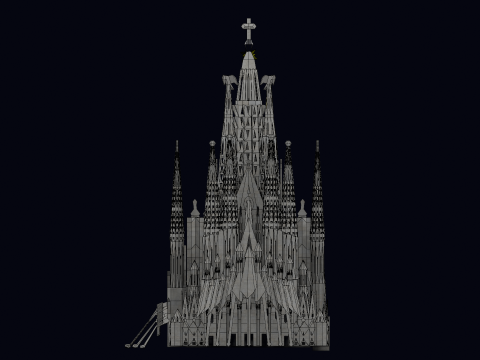 LA SAGRADA FAMILIA IN BARCELONA Modèle 3D