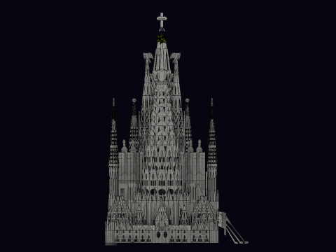 LA SAGRADA FAMILIA IN BARCELONA Modèle 3D