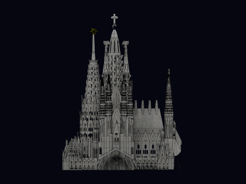 LA SAGRADA FAMILIA IN BARCELONA Modèle 3D