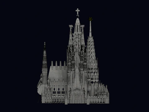 LA SAGRADA FAMILIA IN BARCELONA 3D Model