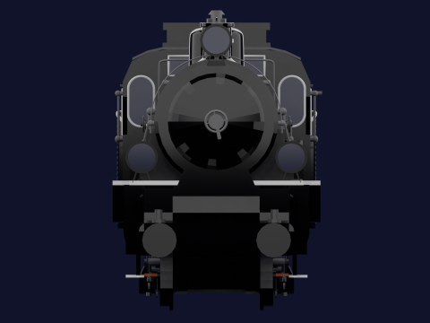 LOCOMOTIVE PRUSSIAN S6 3D Model