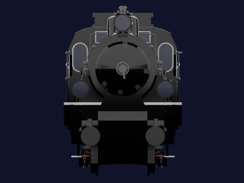 LOCOMOTIVE PRUSSIAN S6 3D Model