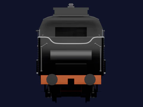 LOCOMOTIVE PRUSSIAN S6 3D Model