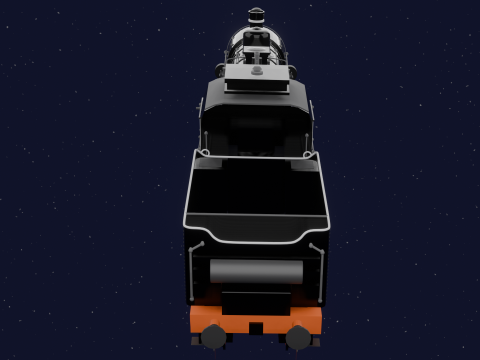 LOCOMOTIVE PRUSSIAN S6 3D Model
