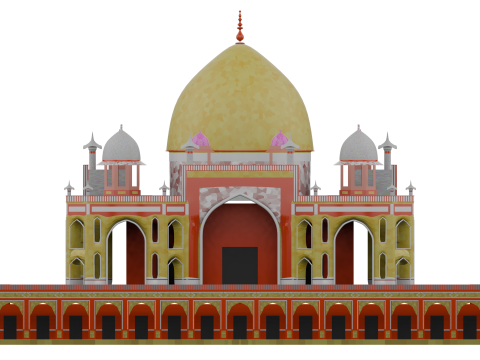 HUMAYUN TOMB INDIA 3D 模型