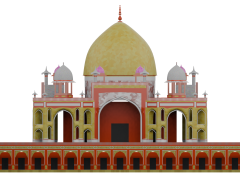 HUMAYUN TOMB INDIA 3D 模型