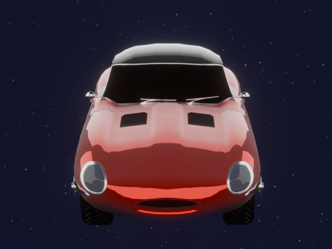 JAGUAR E TYPE 38 HARD TOP 3D Model
