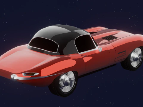 JAGUAR E TYPE 38 HARD TOP 3D Model