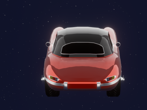 JAGUAR E TYPE 38 HARD TOP 3D Model